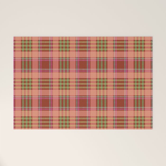 Modern Charm Plaids Welcome Mat Gallery Image 1
