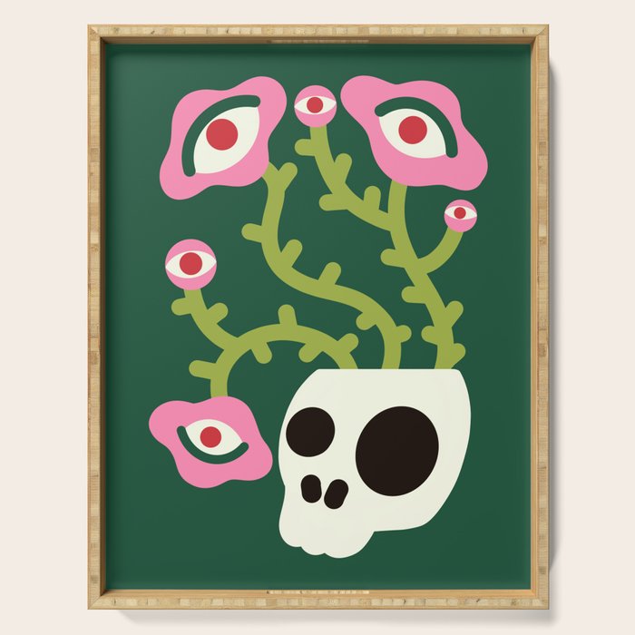 Spooky Flower Ideas Serving Tray Gallery Image 1