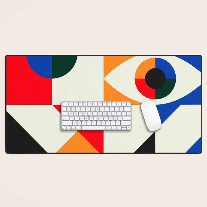 Modern Geometrics Desk Mat Gallery Image 1
