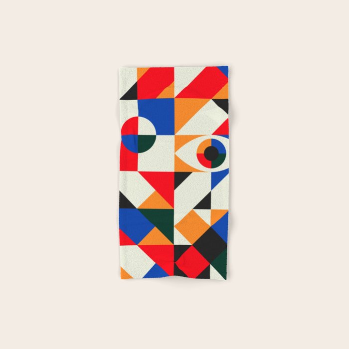 Modern Geometrics Bath Towel Gallery Image 1