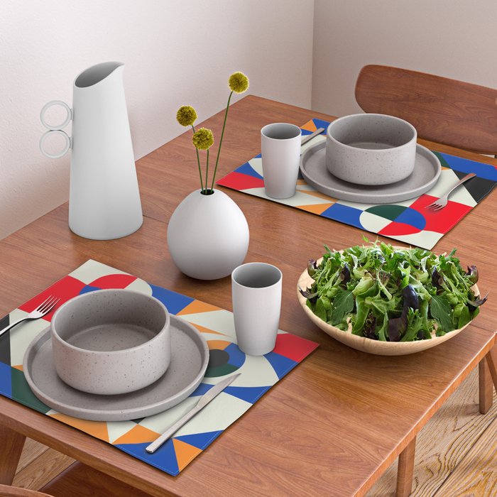 Modern Geometrics Placemat Gallery Image 2