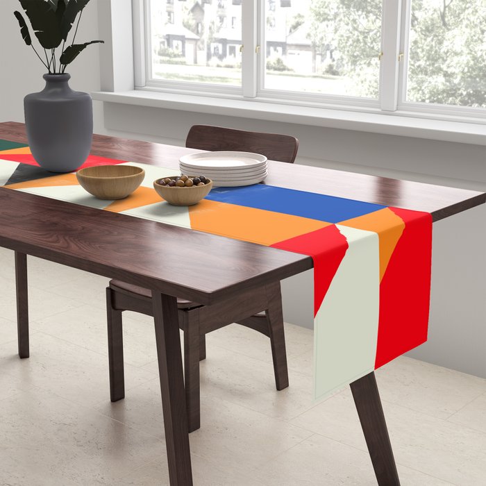 Modern Geometrics Table Runner Gallery Image 2