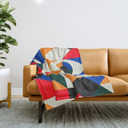 Modern Geometrics Throw Blanket Gallery Image 1