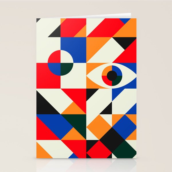 Modern Geometrics Stationery Card Gallery Image 1