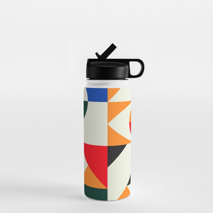 Modern Geometrics Water Bottle Gallery Image 1