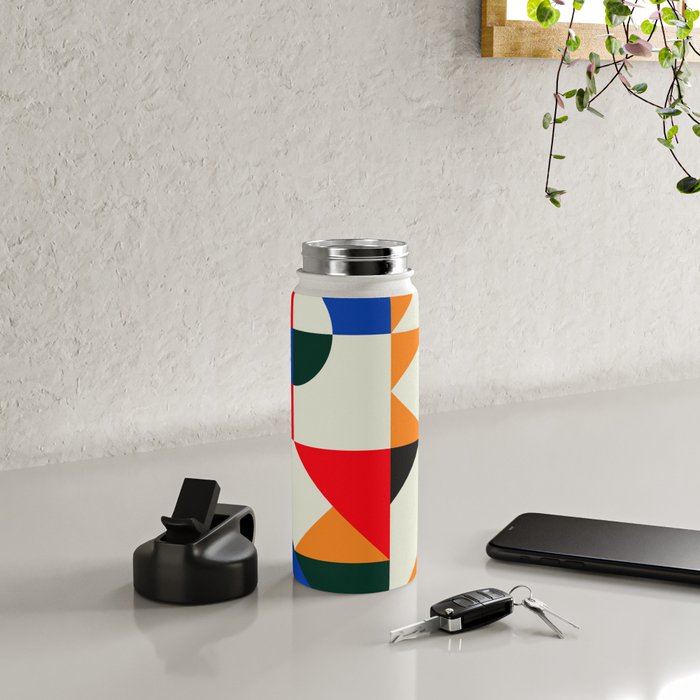 Modern Geometrics Water Bottle Gallery Image 4