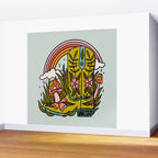 Virgo Cowboy Boot Wall Mural Gallery Image 2