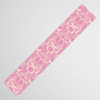 Gothic Halloween Damask - primrose and cream  Table Runner Gallery Image 3