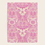 Gothic Halloween Damask - primrose and cream  Poster Gallery Image 4