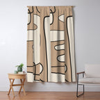Contours of Thought 1 Window Curtain Gallery Image 5