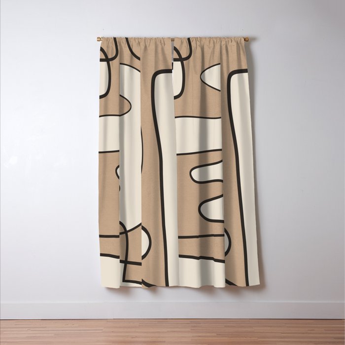 Contours of Thought 1 Window Curtain Gallery Image 3
