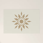 Sunburst Retro - Gold Welcome Mat Gallery Image 1
