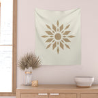Sunburst Retro - Gold Wall Tapestry Gallery Image 2