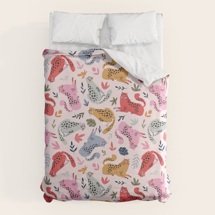 Wild cats Duvet Cover Gallery Image 1