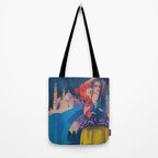 Spain Travel Poster, Colorful Spanish Festival Poster Tote Bag Gallery Image 2