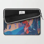Spain Travel Poster, Colorful Spanish Festival Poster Laptop Sleeve Gallery Image 2