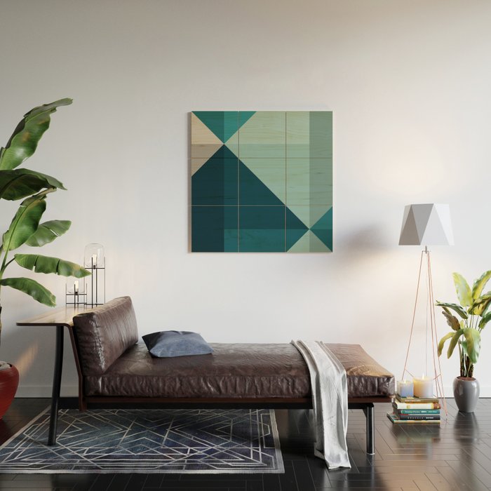 Geometric 1701 Wood Wall Art Gallery Image 2