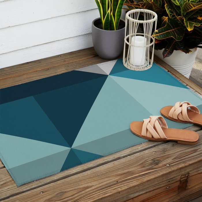 Geometric 1701 Outdoor Rug Gallery Image 2