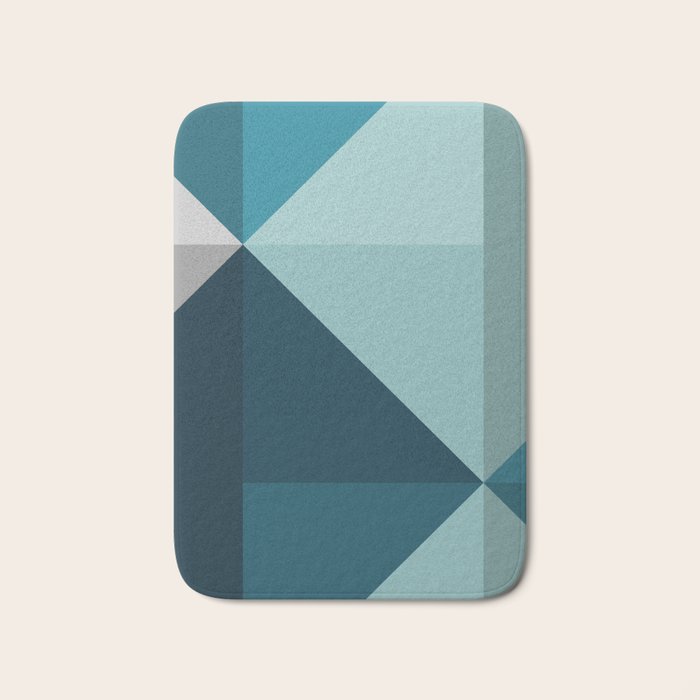 Geometric 1701 Bath Mat Gallery Image 1