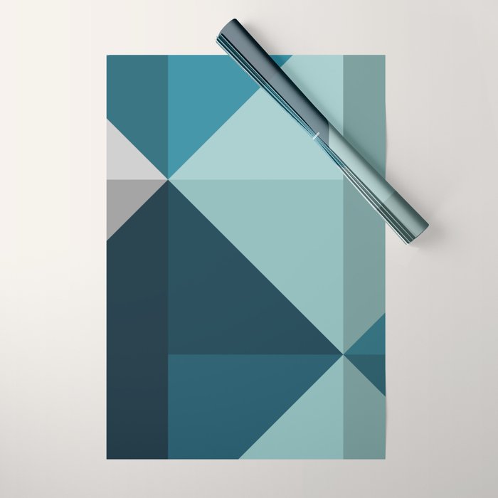 Geometric 1701 Wrapping Paper Gallery Image 1