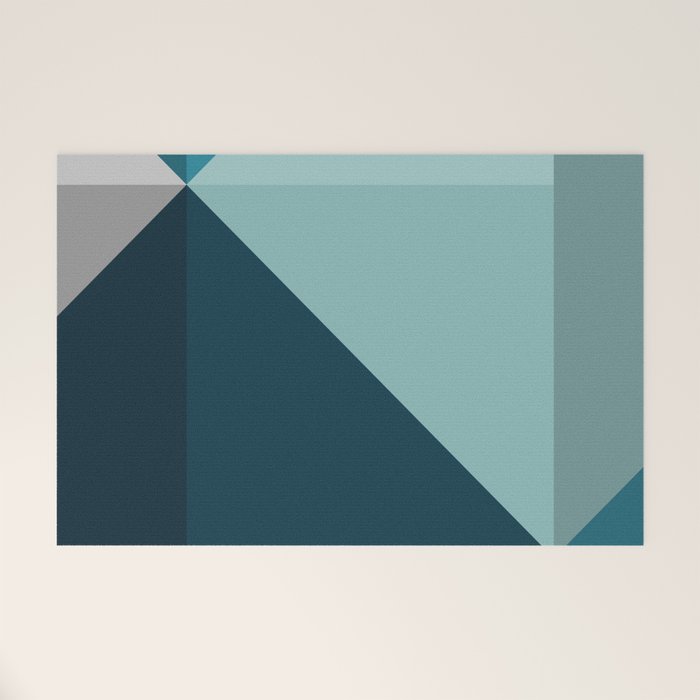 Geometric 1701 Welcome Mat Gallery Image 1