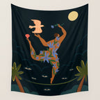 Balance in the Night  Wall Tapestry Gallery Image 4