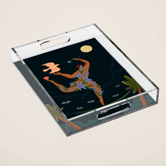 Balance in the Night  Acrylic Tray Gallery Image 1