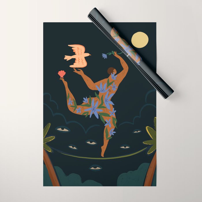 Balance in the Night  Wrapping Paper Gallery Image 1