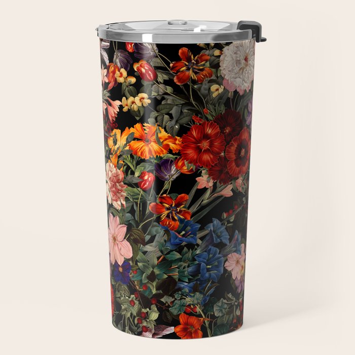Exotic Night Garden Travel Mug Gallery Image 2