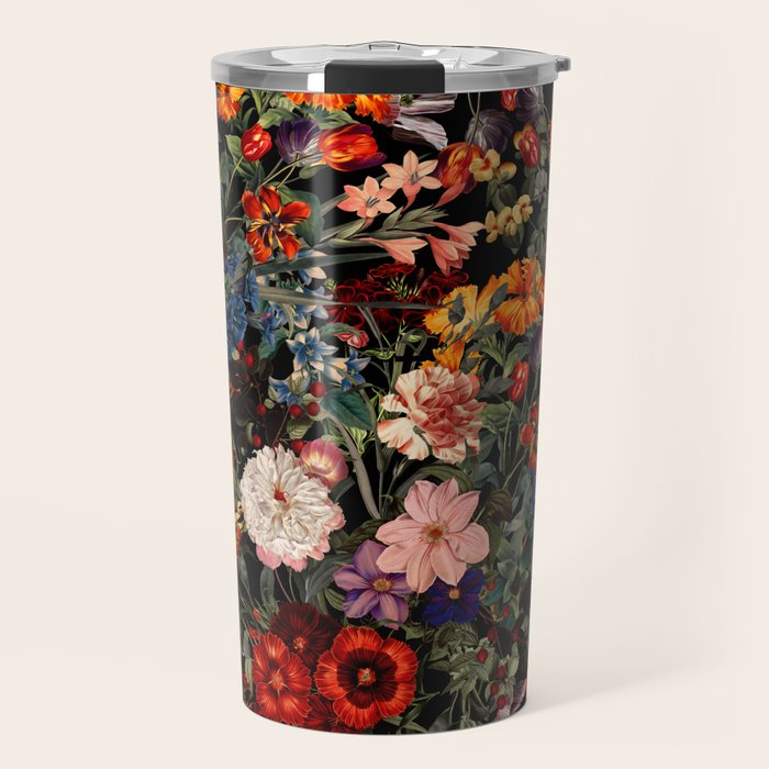 Exotic Night Garden Travel Mug Gallery Image 1