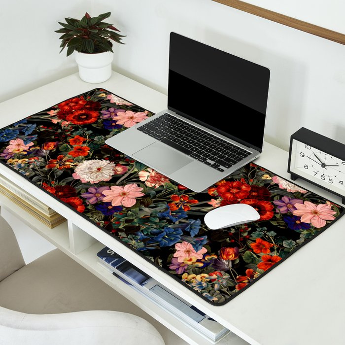 Exotic Night Garden Desk Mat Gallery Image 2