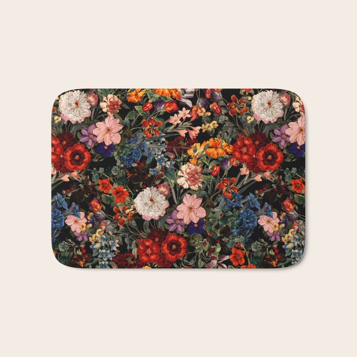 Exotic Night Garden Bath Mat Gallery Image 1