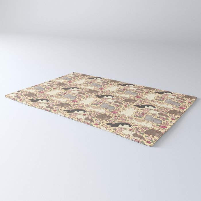 Rats & Peonies Rug Gallery Image 3