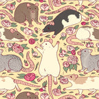 Rats & Peonies Coffee Mug Gallery Image 2