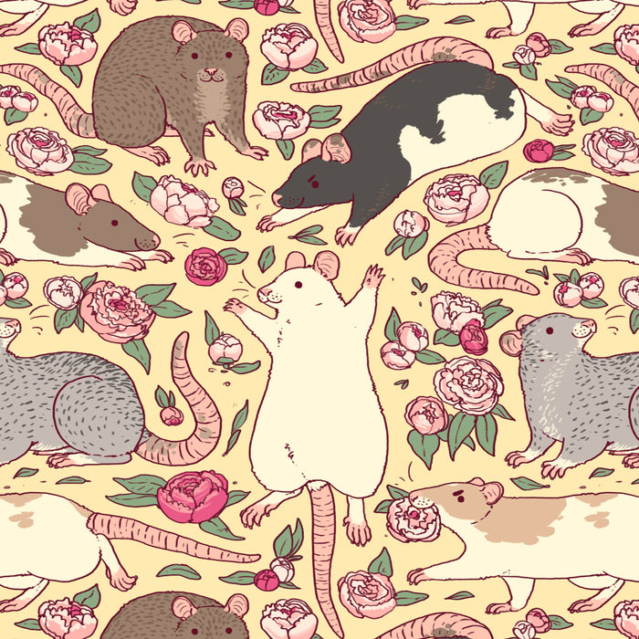 Rats & Peonies Coffee Mug Gallery Image 2