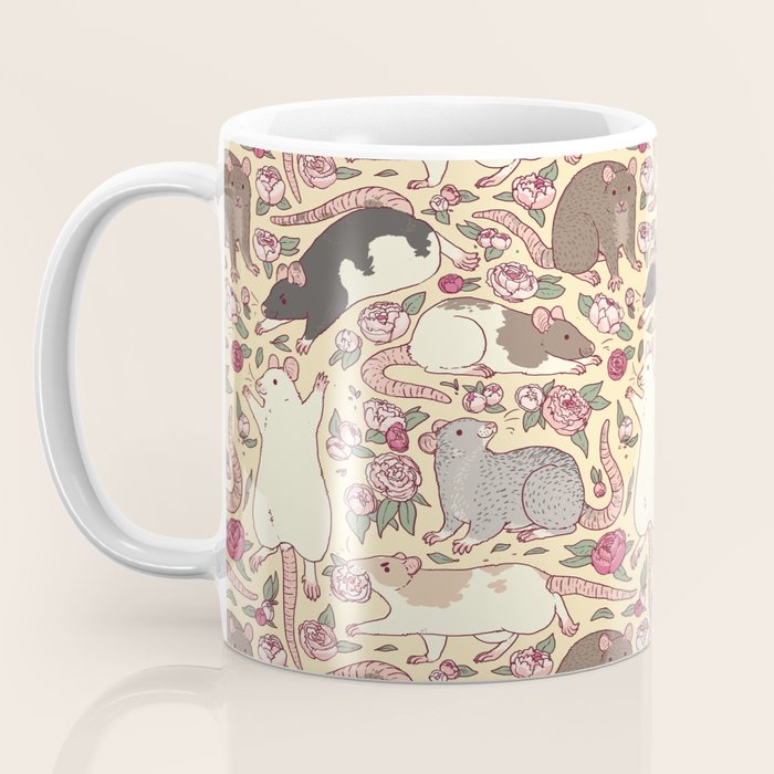 Rats & Peonies Coffee Mug Gallery Image 3