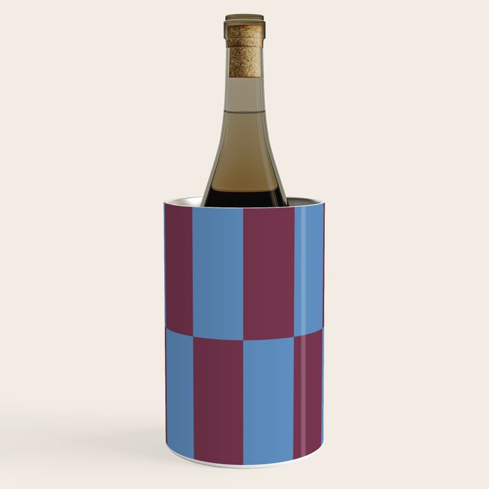 Duo II - Berry and Blue Stripes Wine Chiller Gallery Image 1