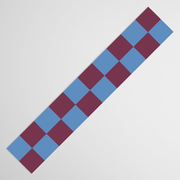 Duo II - Berry and Blue Stripes Table Runner Gallery Image 3