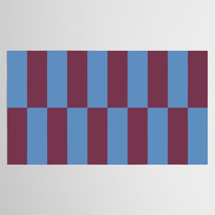 Duo II - Berry and Blue Stripes Tablecloth Gallery Image 2