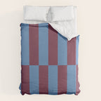 Duo II - Berry and Blue Stripes Duvet Cover Gallery Image 6