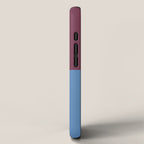 Duo II - Berry and Blue Stripes iPhone Case Gallery Image 2
