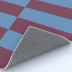 Duo II - Berry and Blue Stripes Rug Gallery Image 4