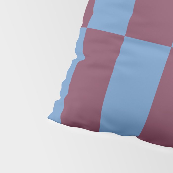 Duo II - Berry and Blue Stripes Pillow Sham Gallery Image 4