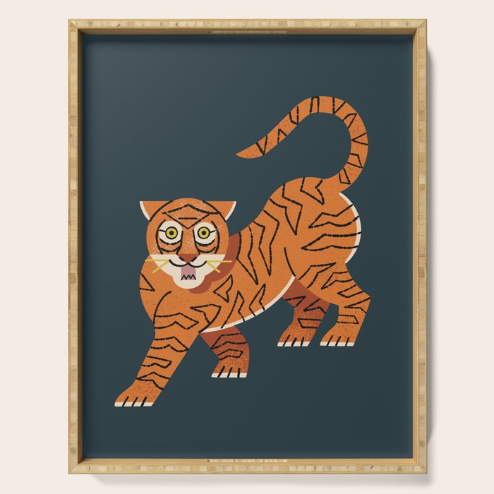 Rawr, Tiger! Serving Tray Gallery Image 1