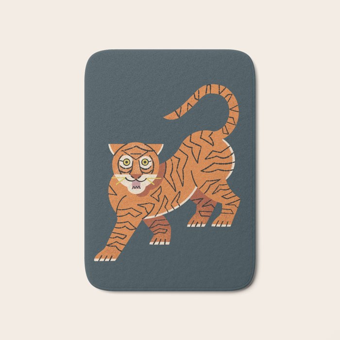 Rawr, Tiger! Bath Mat Gallery Image 1
