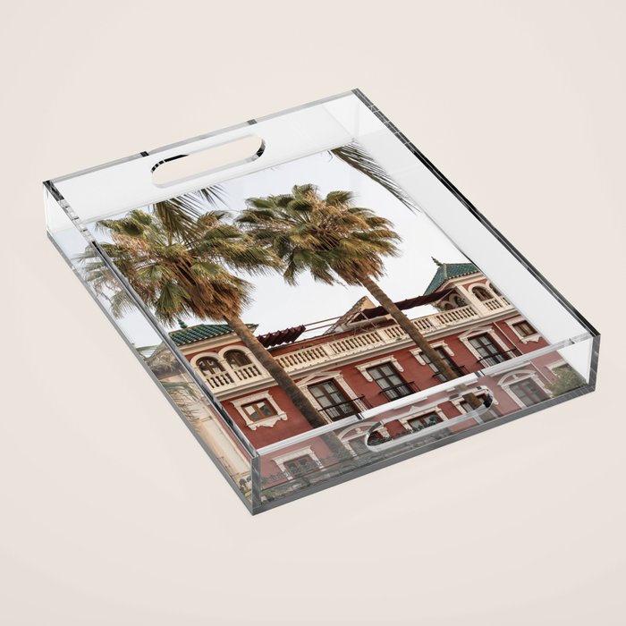 Granada Architectural Charm Spain Travel Photography Acrylic Tray Gallery Image 1
