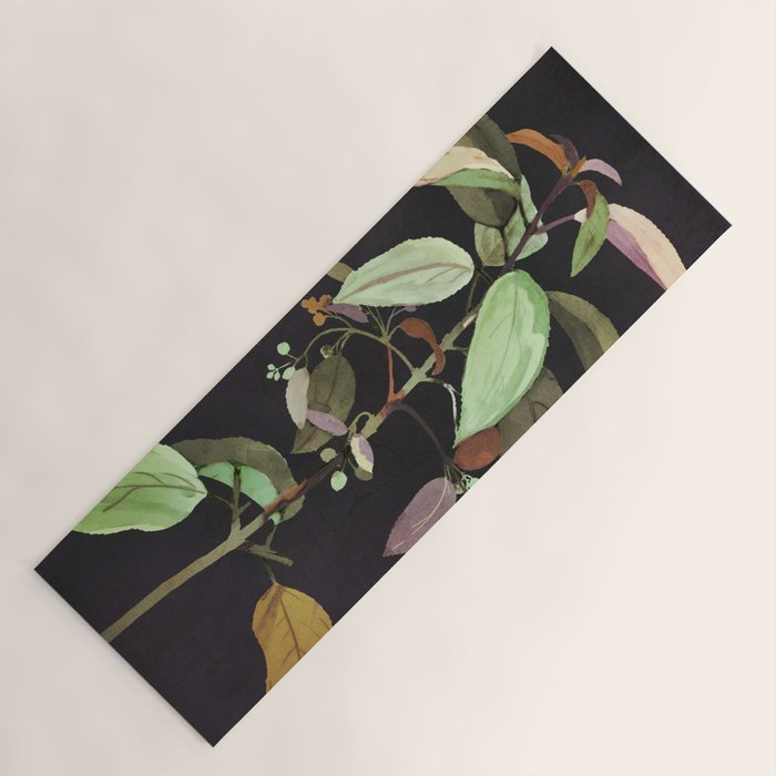 Night Plant Yoga Mat Gallery Image 1