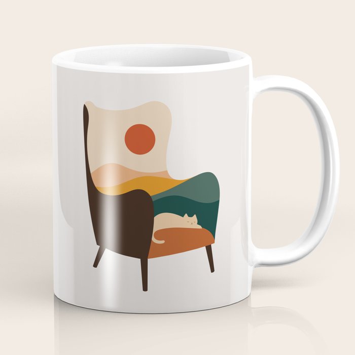 Cat Landscape 75 Coffee Mug Gallery Image 1