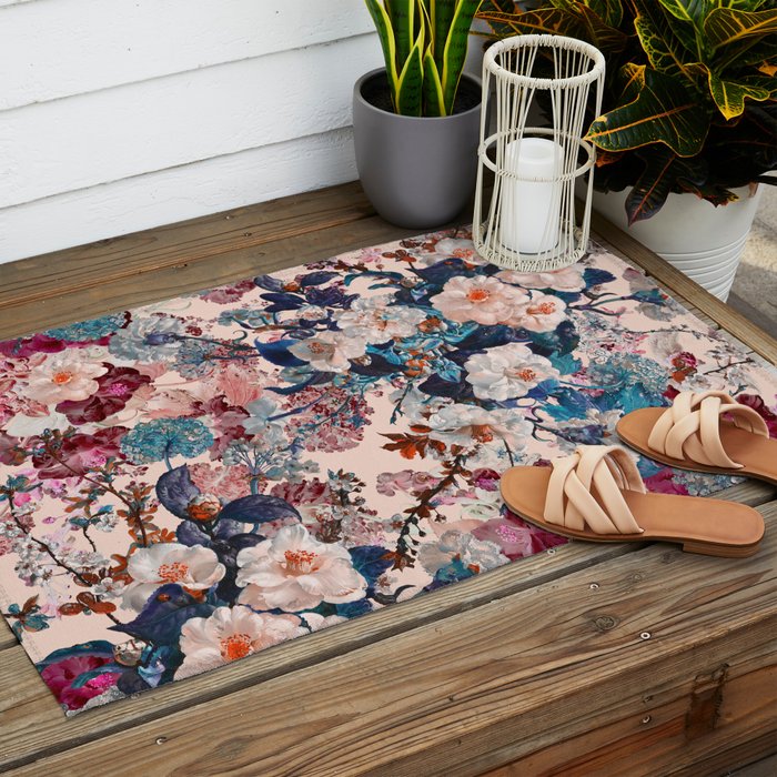 Romantic Garden XII Outdoor Rug Gallery Image 2