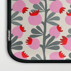 Minimal nordic flower pink Laptop Sleeve Gallery Image 3